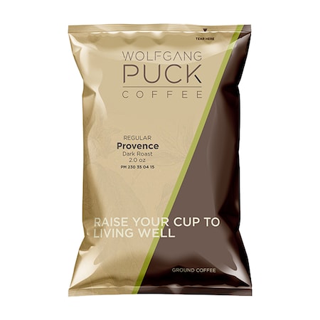 Wolfgang Puck Coffee Provence French Roast 2.0 oz Fraction Packs, PK18 PK 010620